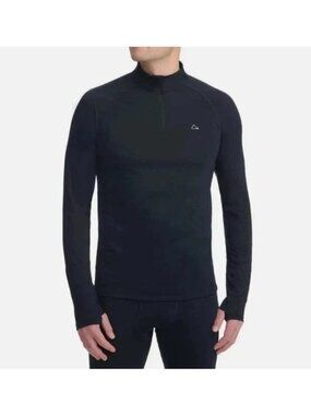Paradox Merino Wool Men's M Performance Base Layer Top Black e1536